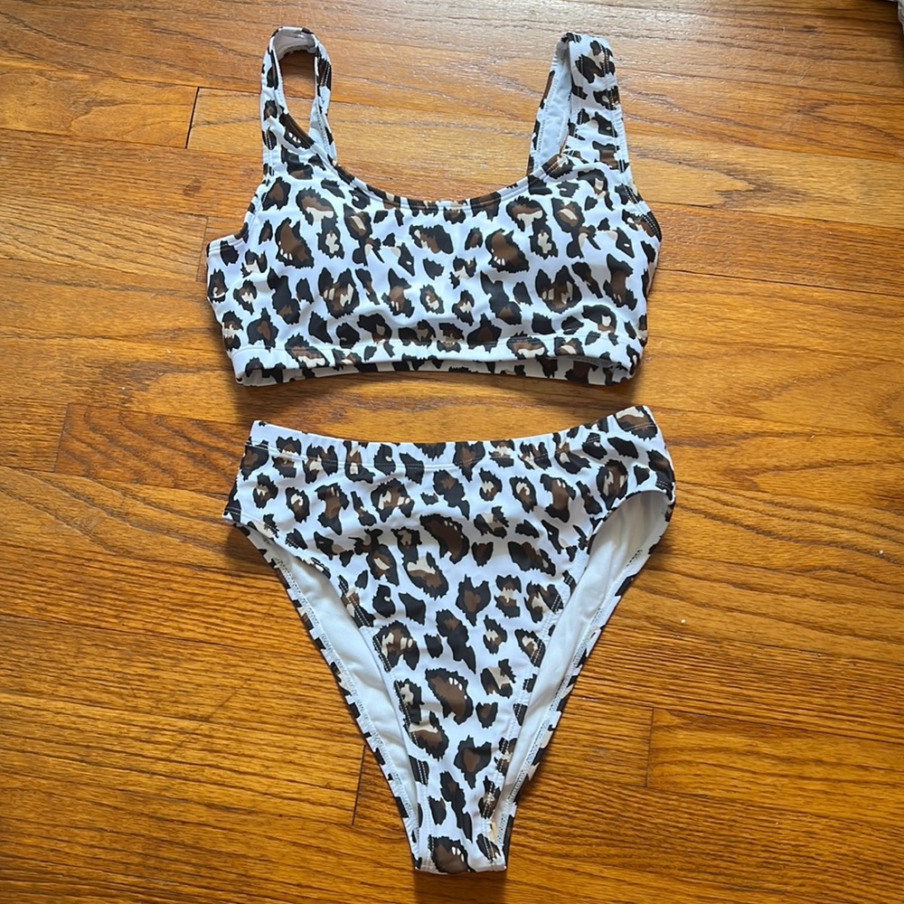 Amazon size M high waisted bikini